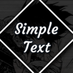 Simple Text Clothing
