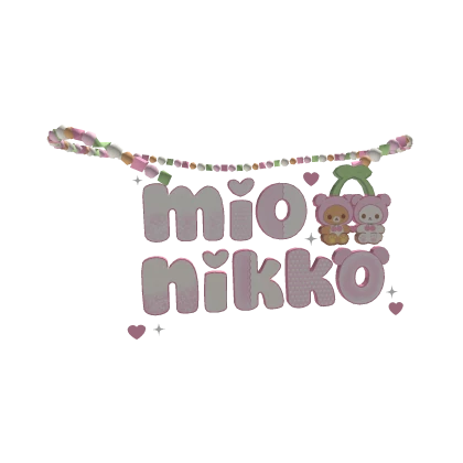nikko&mio Roblox item thumbnail