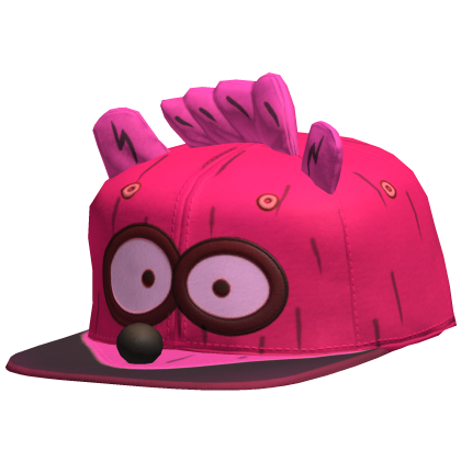 Sideswept Pink Rigby Cap Roblox item