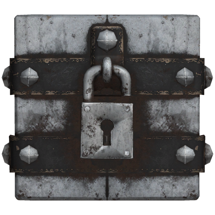 White Locked Shoulder Chest (Right)