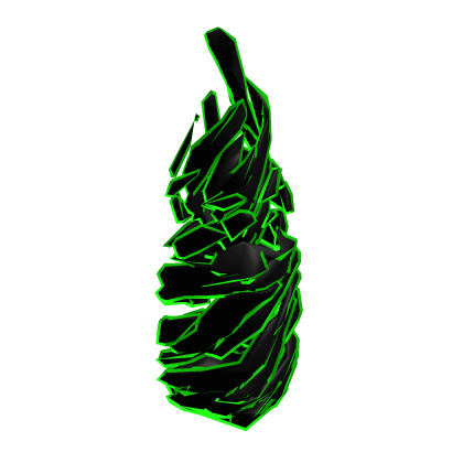 Full Right Arm Aura [ Black & Green ]