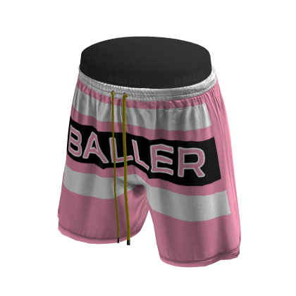 Street BALLER Shorts – Pink Rush Edition thumbnail
