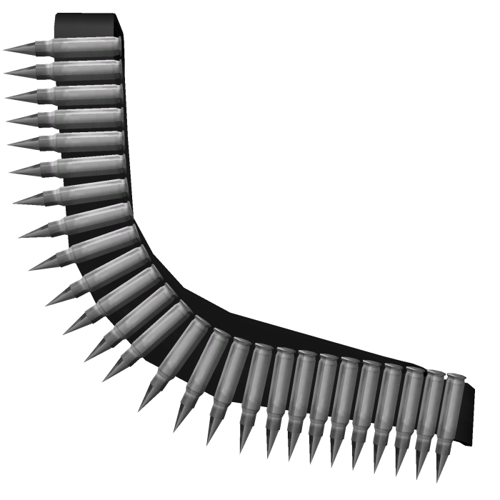 Silver Bullet Belt 1.0 Emo Grunge Goth