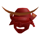 Red Samurai Helmet