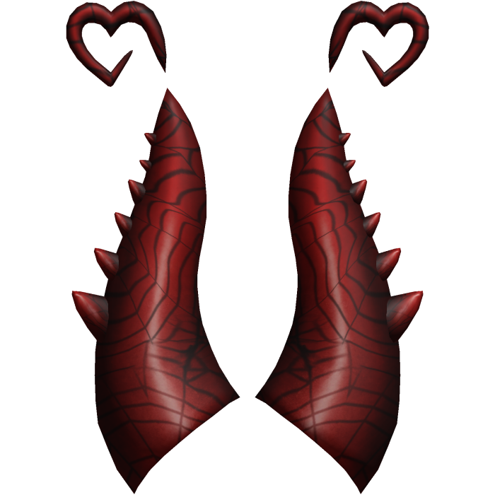 Dark Red Spiderweb Candle of Pwnage Horns Add-On