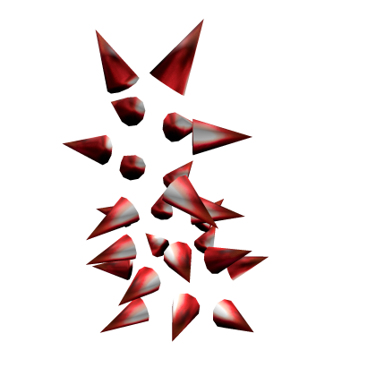 Gunslinger [Left Arm R6] Red Spikes Roblox item
