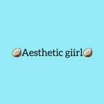 Aesthetic giirl