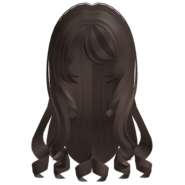 brown long girl hair