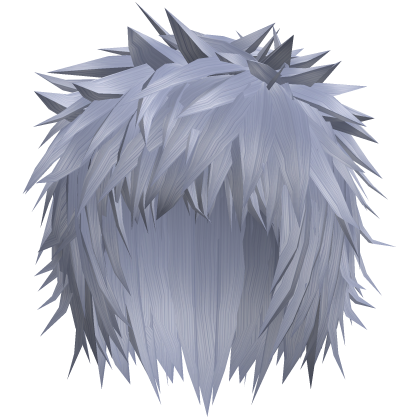 Light Blue Scene Messy Spiky Emo Boy Hair