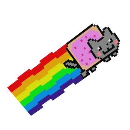 Giant Nyan Cat On Back | Roblox Item - Rolimon's