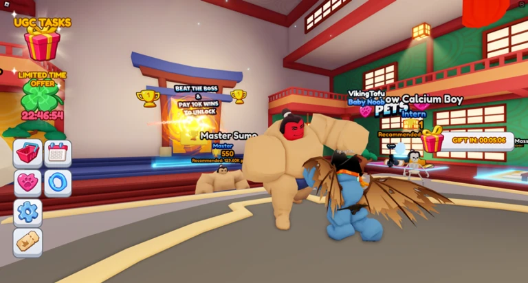 More About Sumo Wrestling Simulator, Image source: Roblox.com