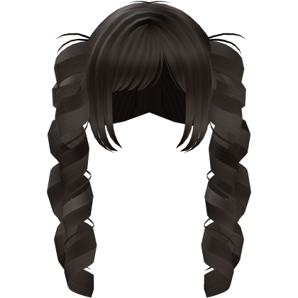 Cute Doll Messy Drill Pigtails in Brown