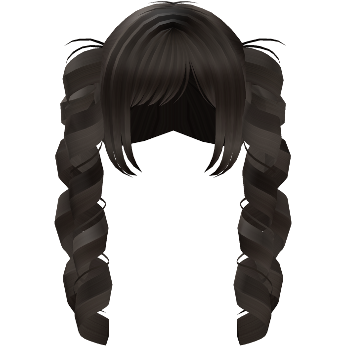 Cute Doll Messy Drill Pigtails in Brown
