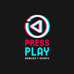 press play Roblox T-shirts