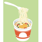 Ramen noodles cup