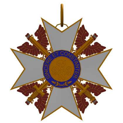 Order of the Red eagle with swords (Neck Order) Roblox item
