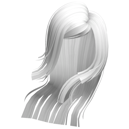 Long Windy Ethereal Hime Hair in White Roblox item