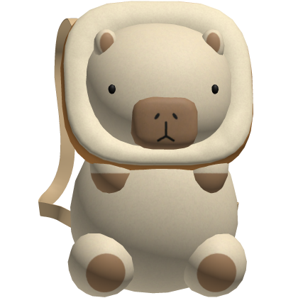 Cute Capybara Plush Toast Backpack [3.0]