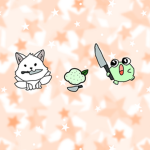 Kitsune, Lime, and Frog