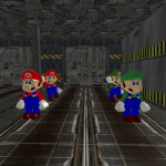 Survive Mario and Luigi in Area 51