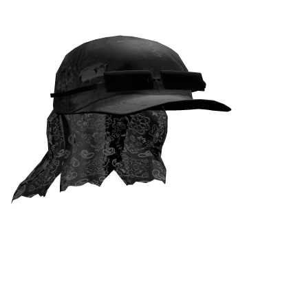 black hat w/ black durag Roblox item