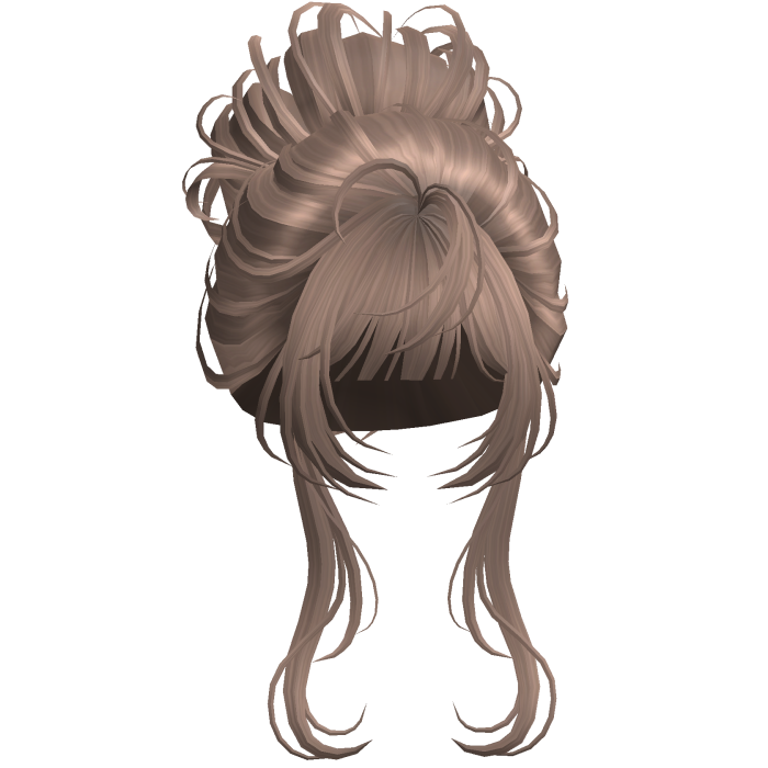 Messy Elegant Anime Bun Milktea