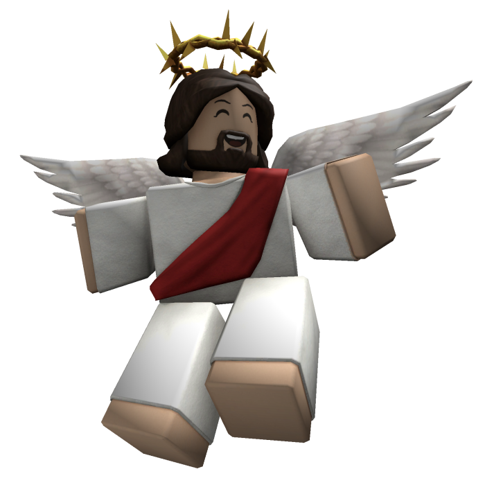 Jesus Happy Angel Tilted Buddy