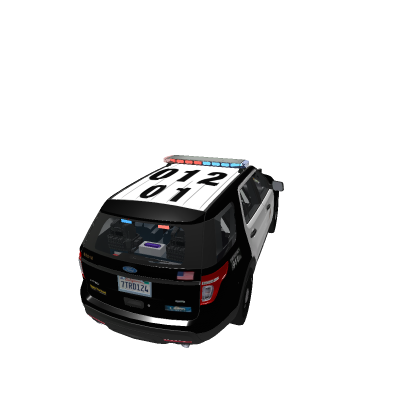 LAPD The Rookie movie Prop Car