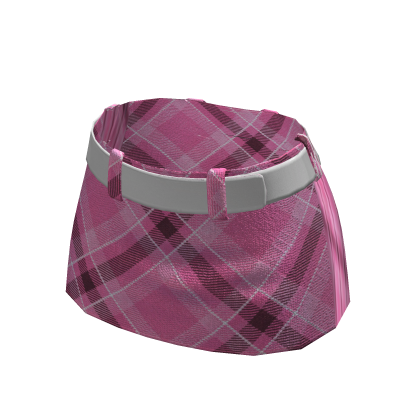 Smart Pink Preppy Formal Office Plaid Skirt • DD24