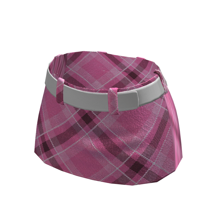 Smart Pink Preppy Formal Office Plaid Skirt • DD24