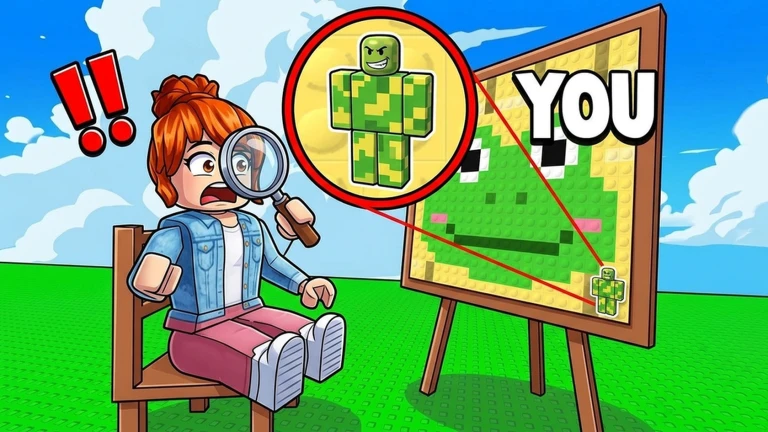 Hide In Pixels on Roblox, screenshot 4