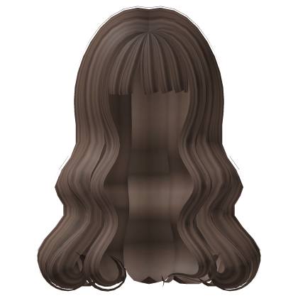 Soft Wavy Curly Long Hair in Brown Roblox item