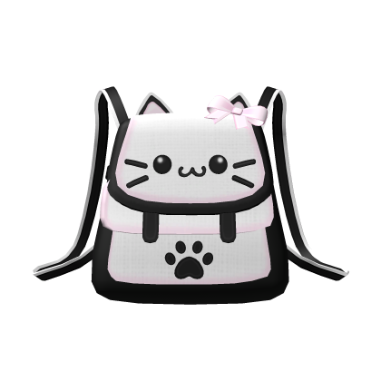cutesy cat bow backpack 