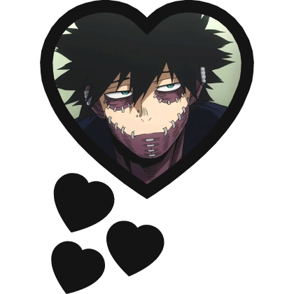 Dabi Thinking Hearts My Hero Academia