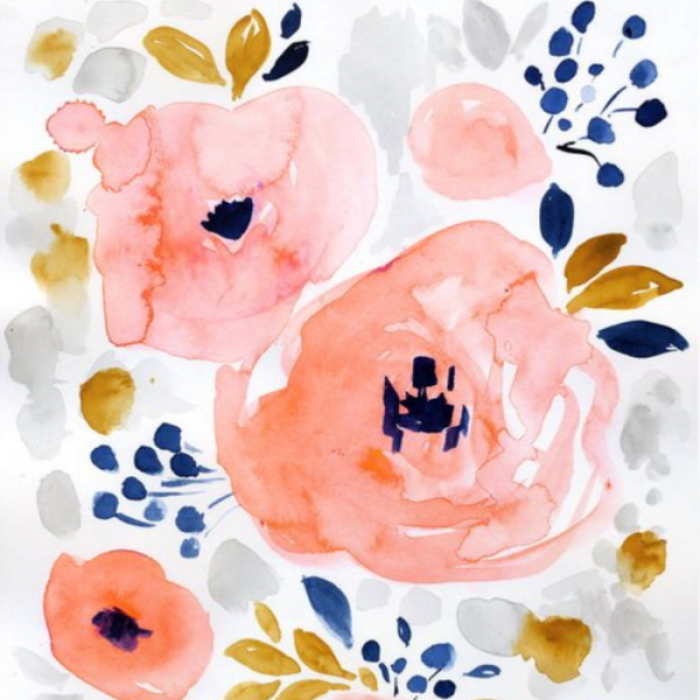 Floral painting Roblox decal