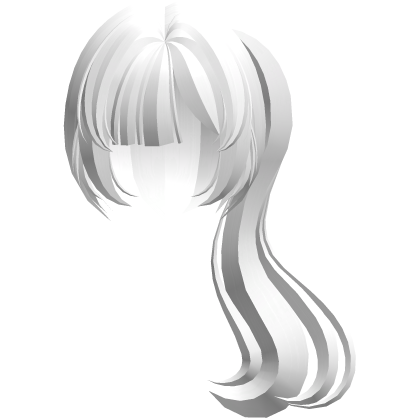 moe thick long fluffy side pony white Roblox item