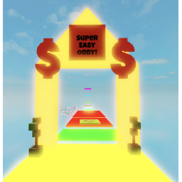 Super Easy Rainbow Obby!