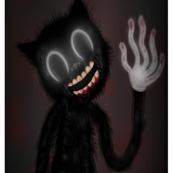 hide and seek with cartoon cat