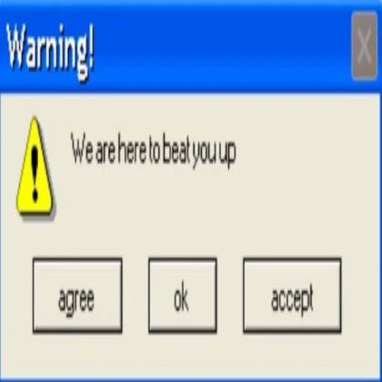 Warning message
