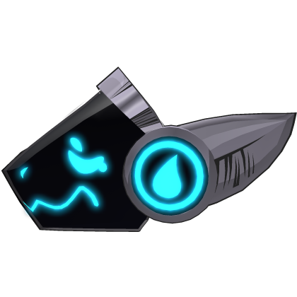 (EMISSIVE) Sad Blue Protogen Visor 💧