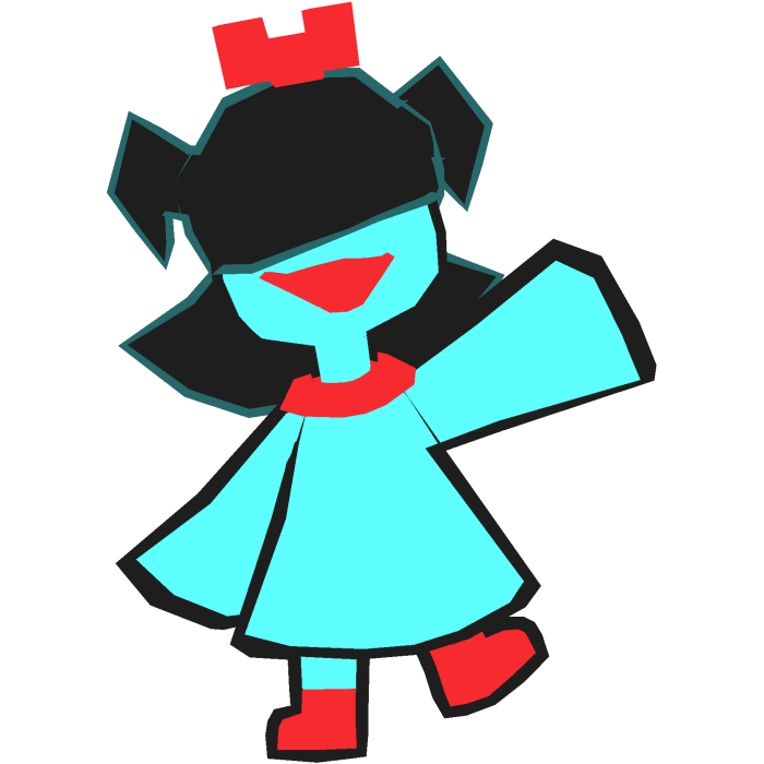 Aqua Shoulder Pal - DELTARUNE