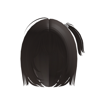Babydoll Hair with Mini Side Ponytail in Brown Roblox item