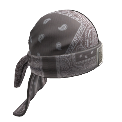 Grey 'BOSS' Durag Roblox item