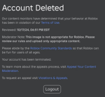 Account deleted