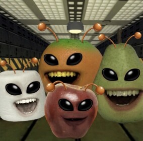 Annoying Orange In Area 51!(Alien Update)!