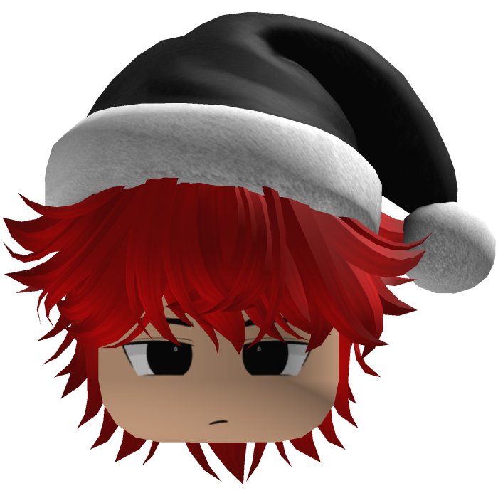 Beautiful hair emo y2k Christmas beret (Red)
