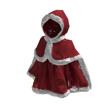 Hooded Santa Cape Dress [PBR] 🎅🧥