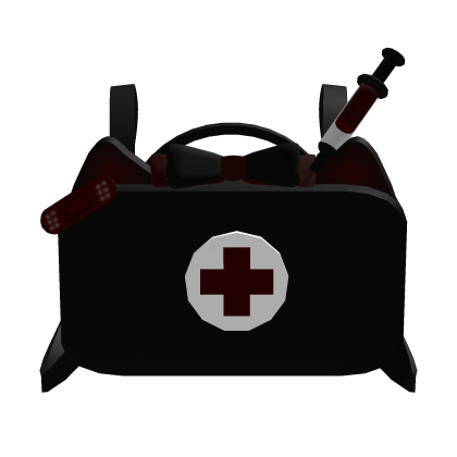 ✚ : 3.0 dark red nurse backpack Roblox item