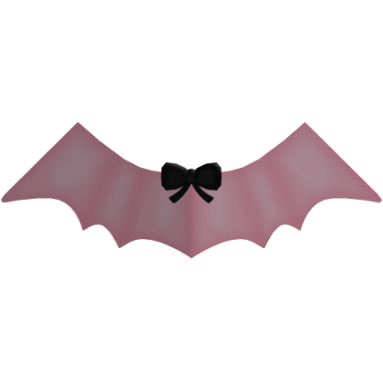 ♡ cutesy spooky kitty bat wings w bow Roblox item