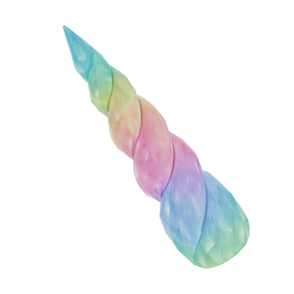 pastel crystal cute unicorn horn